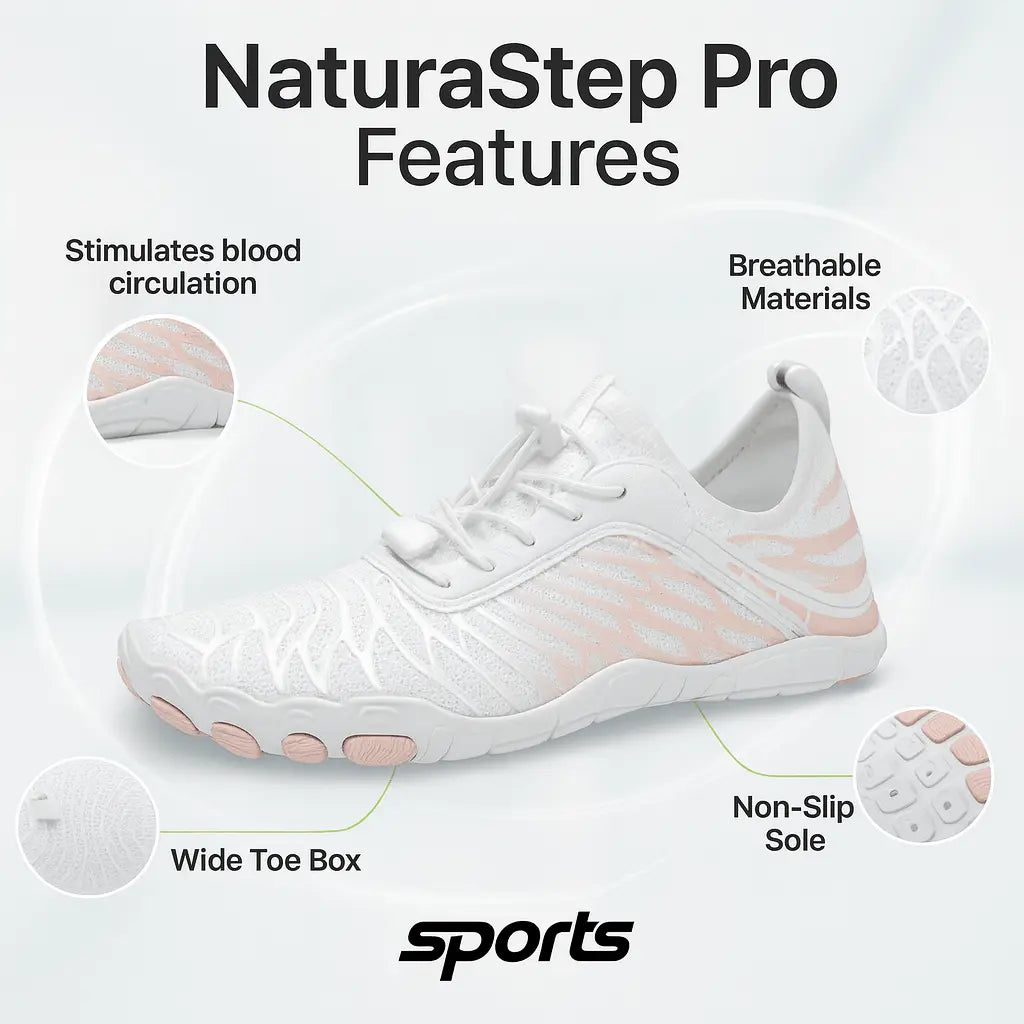 NaturaStep Pro  All-Day Barefoot Comfort Unisex Adults SportsChamps